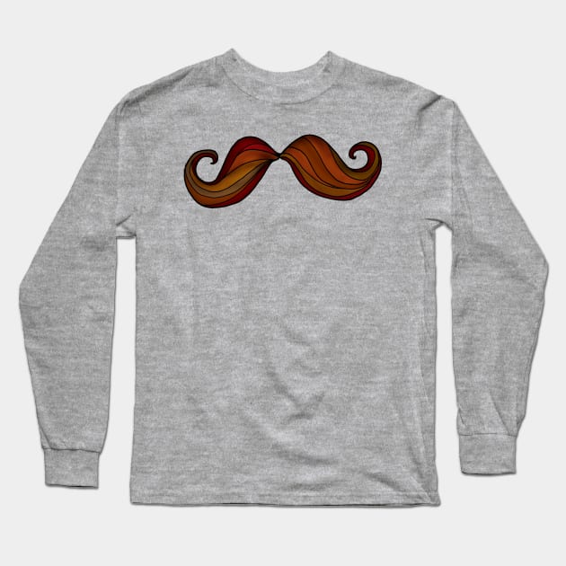 Moustache Long Sleeve T-Shirt by ogfx